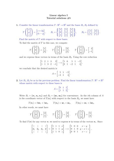 linear algebra 1 epfl