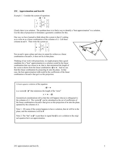 For example what is the matrix of the linear transformation from R3 ...