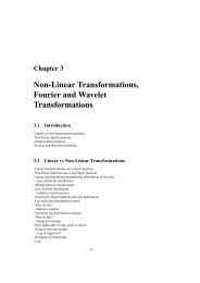 Non-Linear Transformations, Fourier and Wavelet Transformations