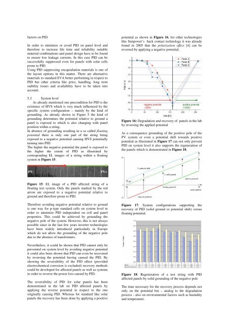 Potential Induced Degradation Of solar Cells And panels - Solon