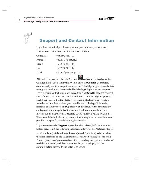 SolarEdge Configuration Tool Software Guide - Solon