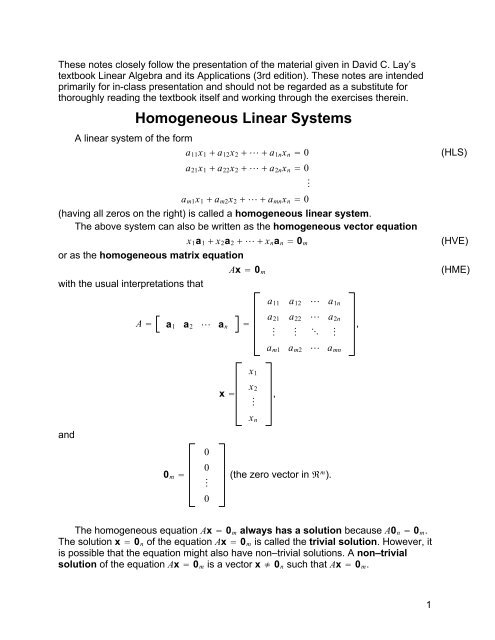 homogeneous-linear-systems