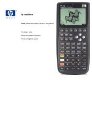 Solving linear systems using matrices