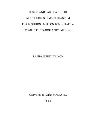 design of phantom and metallic implants for 3d - ePrints@USM