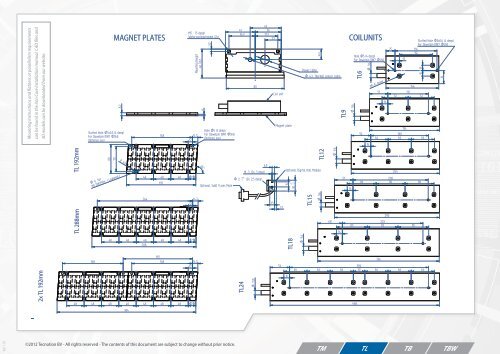 Iron Core & Ironless Linear Motor Series - Tecnotion