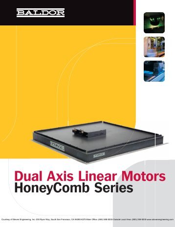 Baldor Honeycomb Dual Axis Linear Motors - Steven Engineering