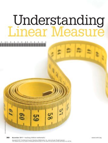 Understanding Linear Measurement