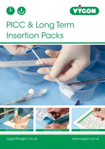 PICC & Long-term Insertion Packs (400KB) - Vygon