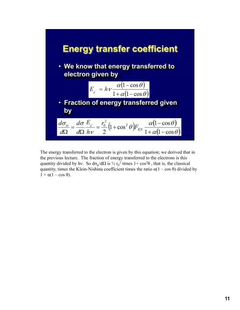 link to lecture transcript - UT-H GSBS Medical Physics Class Site