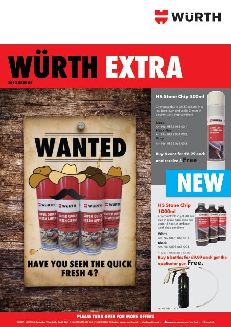 For only £9.99 - Wurth