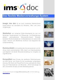 ims doc - Imagic Bildverarbeitung AG