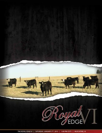 download / print our 2013 catalog - Willie Morris Cattle