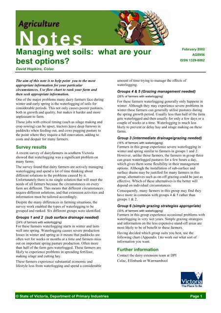 Managing Wet Soils What Are Your Best Options Westvic Dairy