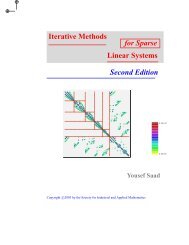 Iterative Methods for Sparse Linear Systems Second Edition