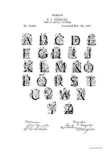 DESIGN FOR A FONT OF INITIAL LETTERS - Luc Devroye