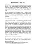 Wold sentence copying test manual