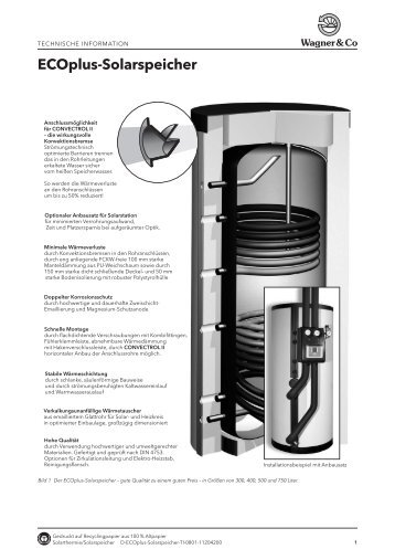 ECOplus-Solarspeicher - Wagner & Co - DownloadCenter