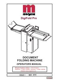 manual Digifold Pro Operators Manual - Morgana USA