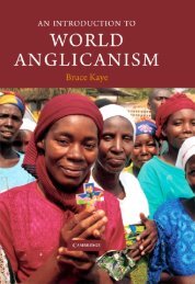 An Introduction to World Anglicanism - Centro de Estudos Anglicanos