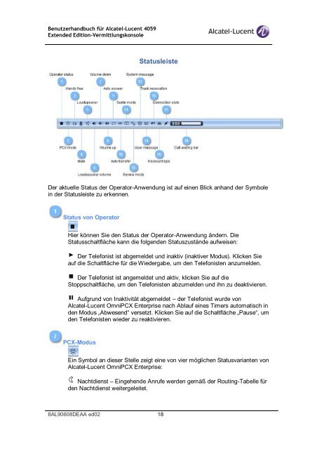 4059EE Alcatel-Lucent 4059 Extended Edition Vermittlungskonsole ...