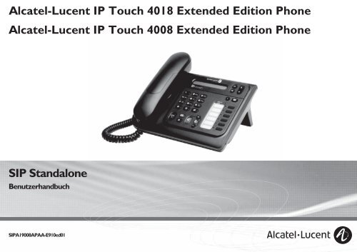 IP-Touch 4008/4018 EE Benutzerhandbuch