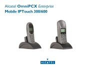 Alcatel OmniPCX Enterprise Mobile IPTouch 300/600