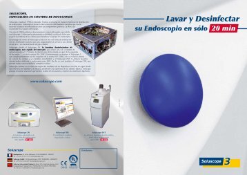 Lavar y Desinfectar su Endoscopio en sÃ³lo 20  min  - Soluscope