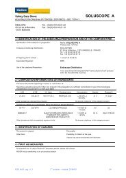 Fiche de données de sécurité - Soluscope