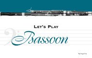 Let's Play Bassoon - Fox Products