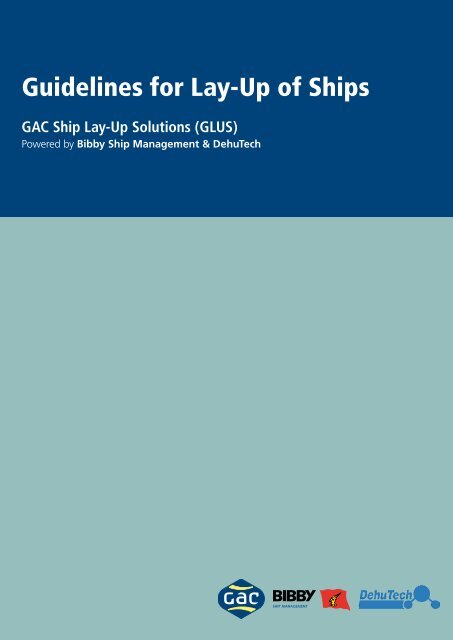 Ship Lay-Up Guidelines - GAC