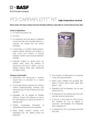 PCI Carraflott NT - BASF Construction Chemicals