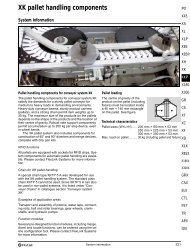 Pallet system XK - FlexLink