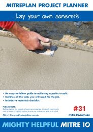 Lay your own concrete n concrete - Mitre 10