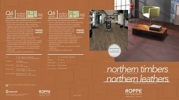 Roppe Northern Timbers/Northern Leathers Brochure