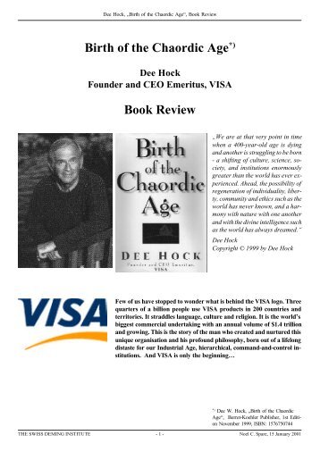 Does Anybody Give A Hoot About Profit Swiss Deming