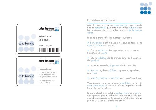 Carte Des Soins - After the rain