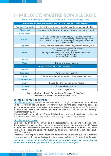 Le guide des allergies - CHU Montpellier