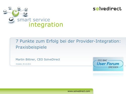 Smart Service Integration-SolveDirect ServiceGrid