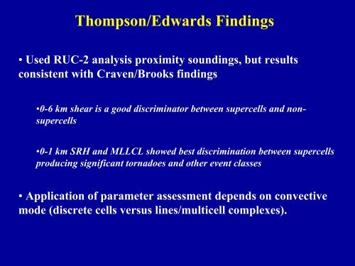 SPC Mesoscale Analysis and Convective Parameters - NOAA