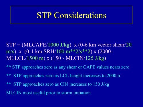 SPC Mesoscale Analysis and Convective Parameters - NOAA