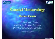 Coastal Meteorology - Institute of Coastal Research