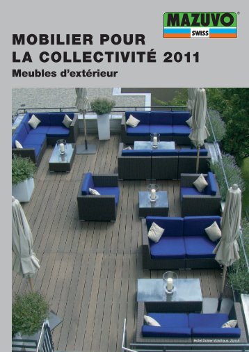 Mobilier pour la collectivité 2011 - Mazuvo