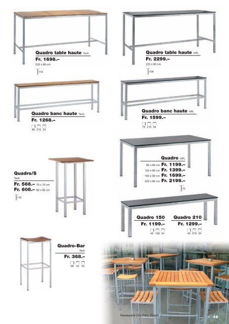 Mobilier pour la collectivité 2011 - Mazuvo