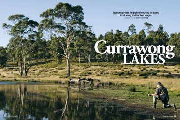 Tasmania offers fantastic fly fishing for tailing ... - Currawong Lakes