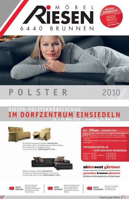 P O L S T E R 2010 - Möbel Riesen