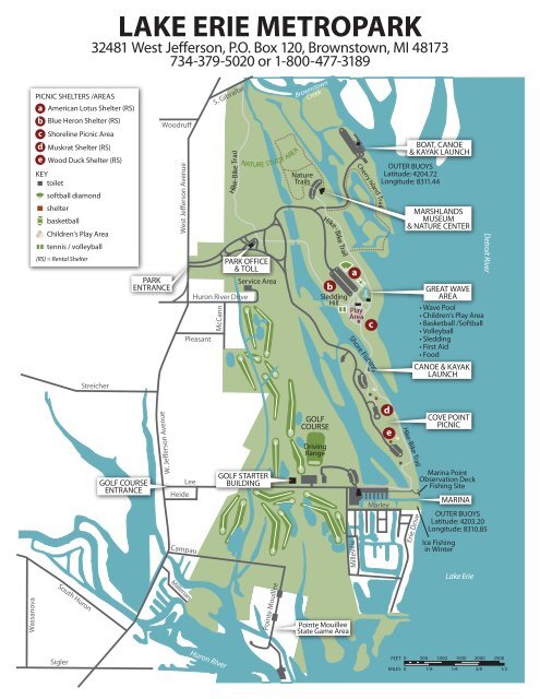 Image result for lake erie metropark map