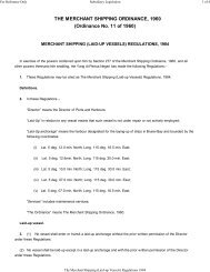 Merchant Shipping (Laid-up Vessels) - Sabah Lawnet