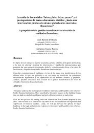 La caída de los modelos “laissez faire, laissez passer ... - perez-llorca