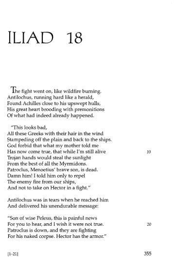 iliad chapter summary essential homer The only common man to appear by name in the iliad appears in this chapter he is thersites the iliad of homer, a succinct summary of greek and roman mythology. iliad chapter summary essential homer The only common man to appear by name in the iliad appears in this chapter he is thersites the iliad of homer, a succinct summary of greek and roman mythology.