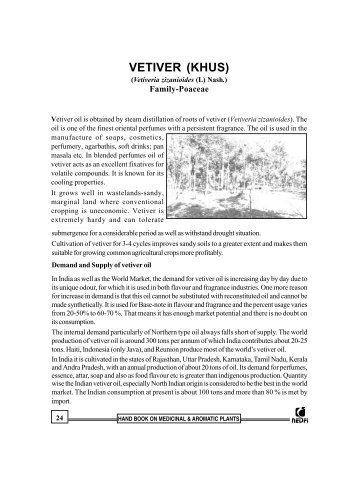 VETIVER (KHUS) - Assam Small Farmers Agri-Business Consortium